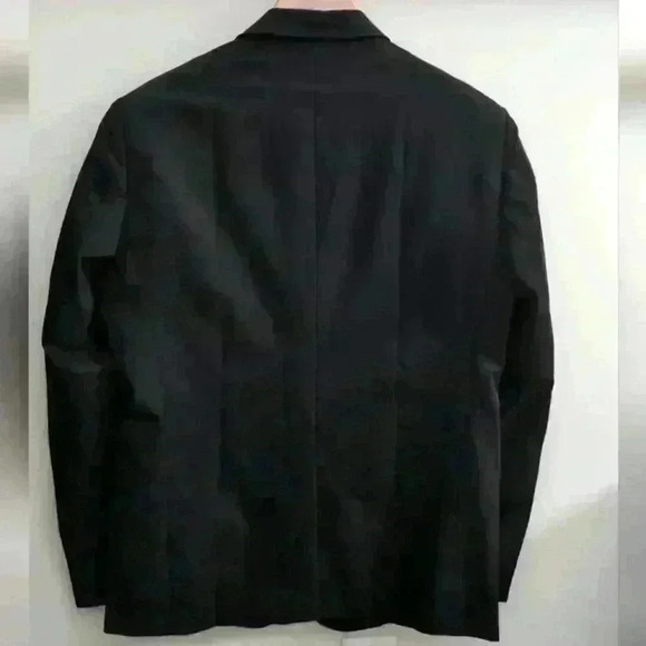 PAUL JONES | Men's  Black Two Button Down Long Sleeved Fitted Sports Blazer - Picture 8 of 9